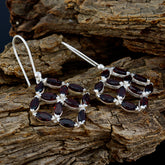 Elena Minimal Red Dangle Earrings for Everyday Glam